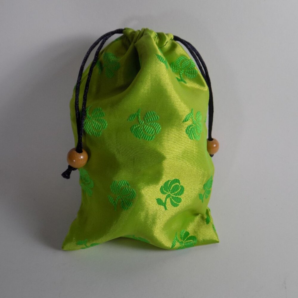 Handmade Large Dice Bag Pouch 7.5 x 5" Renaissance Medieval Faire Trinket DnD